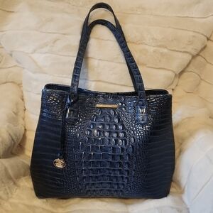 Brahmin Deep Blue Medium Julian
